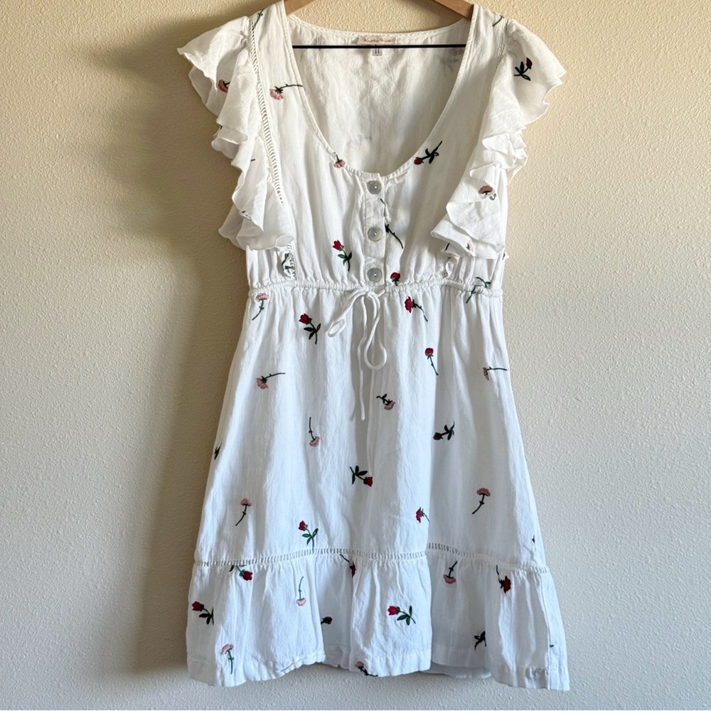 WINSTON WHITE White Floral Mini Dress